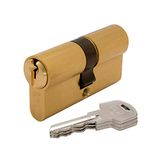 IFAM 031300 deurcilinder, messing, 30/30 (60 mm)