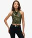 Superdry Blouse met blootgeplooid achterpand en col bénitier voor dames