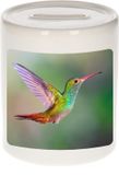 Bellatio Decorations Shoppartners Bv Dieren Kolibrie Vogel Foto Spaarpot 9 cm Keramiek Unisex