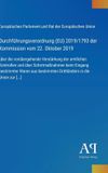Antiphon Verlag Durchführungsverordnung (EU) 2019/1793 der Kommission vom 22. Oktober 2019 Hardcover