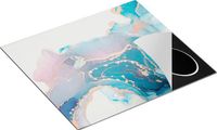 Chefcare Inductie Beschermer Abstracte Kunst van Marmer - 57,6x51,6 cm - Multicolor