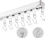 Vevor Rail de plafond Montage au plafond 3,6m Crochet de cloison Montage mural