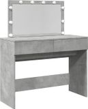 vidaXL Kaptafel met LED-verlichting - 100x40x120 cm - betongrijs