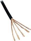BKL Electronic 1106007/5 Audiokabel 4 x 0.1 mm² Zwart 5 m