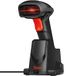 Tera Draadloze 1D Draadloze Laser Barcodelezer 2.4GHz Handdouche Barcode Scanner met Oplaadstation voor Magazijn Logistieke Winkel, 6100-N