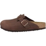 BIRKENSTOCK Arizona Soft Footbed Slippers/Klompen Dames Goud Leren Slippers Shoes