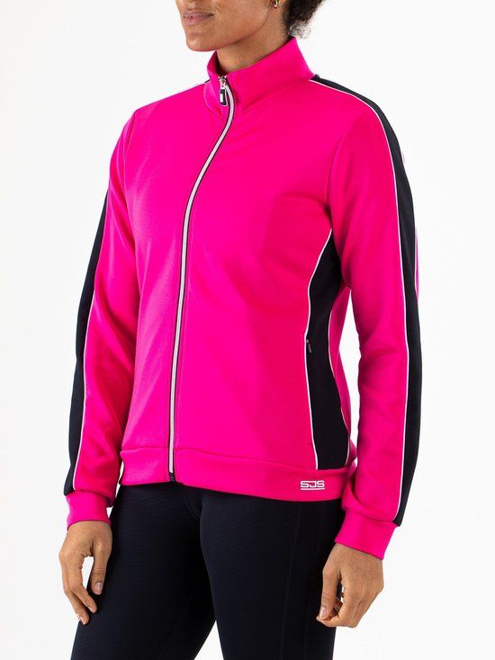 Sjeng Sports FRANCOISE Trainingsjack Dames - Electric Fuchsia - M