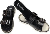 Ara - Dames - Zwart - Slippers & Muiltjes - Maat 39