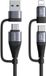 Joyroom câble USB-C vers USB-C 4-en-1, 60W, 1m, noir