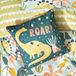 little furn. Roar Kids Velvet Piped Polyester Gevuld Kussen