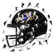 Baltimore Ravens Casque Puzzle en Bois 500 Pièces Grand Format Durable