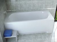 Badland BONA ligbad 160 x 70 cm wit met styropor ombouw