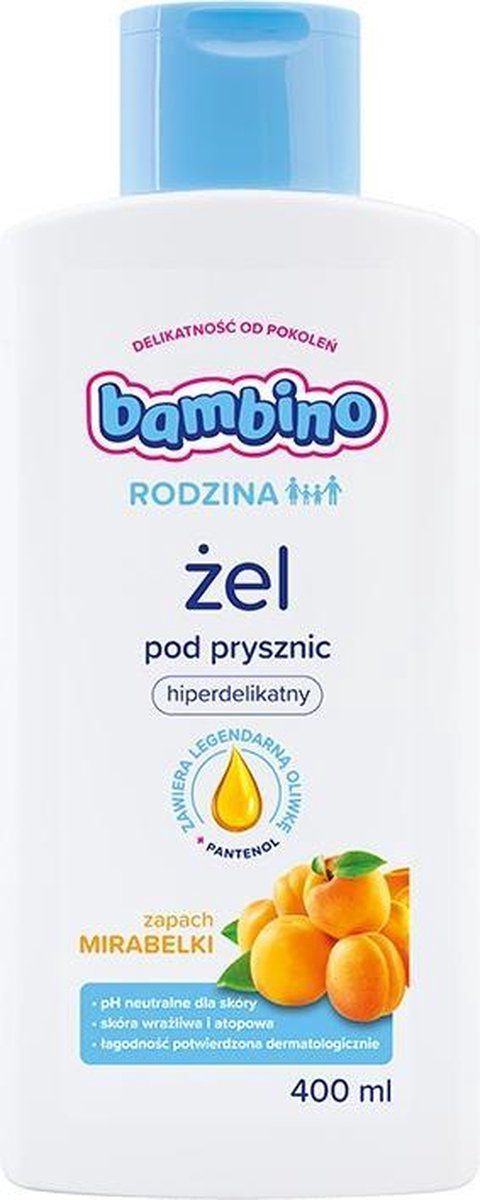 Bambino BAMBINO_Rodzina ¿el pod prysznic hiperdelikatny Mirabelka 400ml