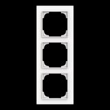 Busch-Jaeger Afdekraam 3-voudig studiowit mat - Busch-art linear®