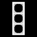 Busch-Jaeger Afdekraam 3-voudig studiowit mat - Busch-art linear®