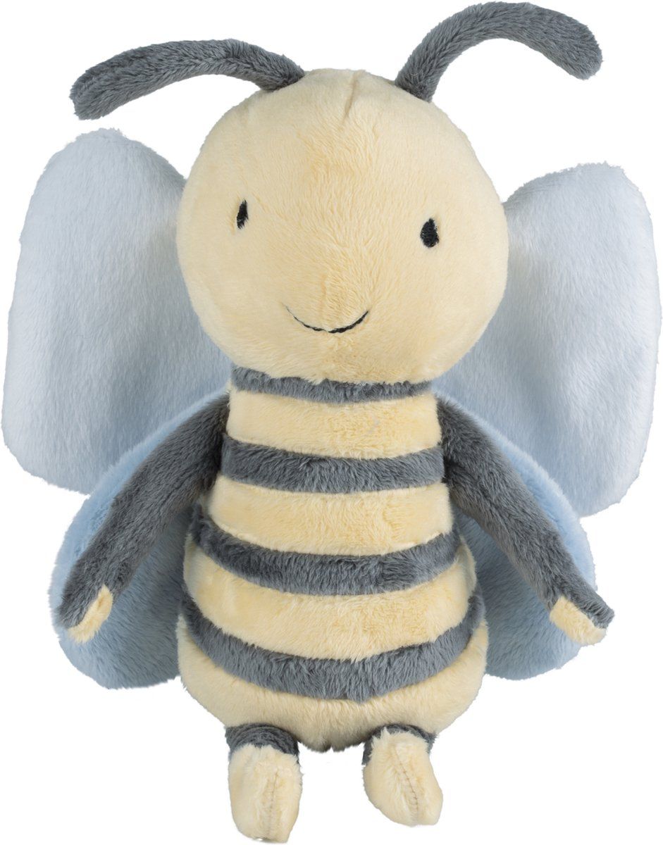Happy Horse Bij Benja Knuffel 20cm - Blauw/Geel - Baby knuffel