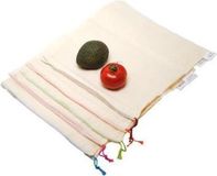 La droguerie Ecologique ECODIS Herbruikbare Fruit en Groente Zak L (5st) - 30x33cm