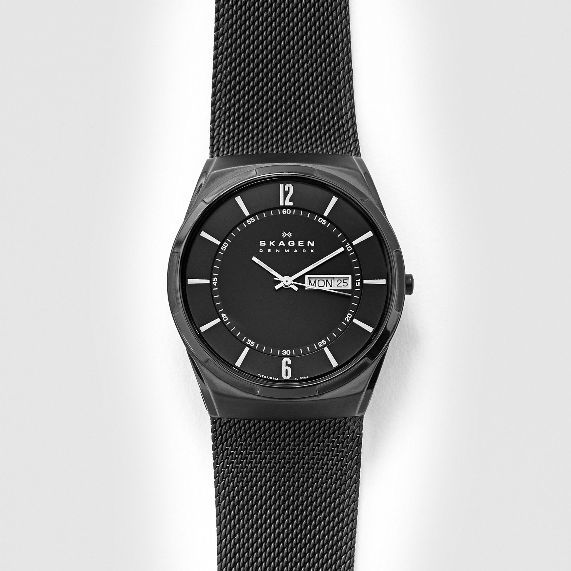 Skagen SKW6006P Heren Horloge - Zwart - Titanium - 40mm
