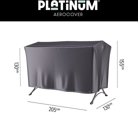 Platinum Aerocover schommelbankhoes 205x130x130/155 cm.