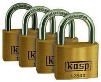 Kasp K12520D4 Hangslot 20 mm Gelijksluitend Goud-geel Sleutelslot