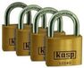 Kasp K12520D4 Hangslot 20 mm Gelijksluitend Goud-geel Sleutelslot