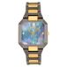 Karaat TOUS Karat 3000144800 Analoog horloge met zwarte, gouden stalen band en grijze parelmoer wijzerplaat