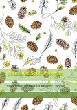 Cone and Seed Patterns: Calm Forest Patterns for Relaxing Coloring