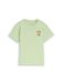TOM TAILOR Shirt lichtgroen / oranje / zwart