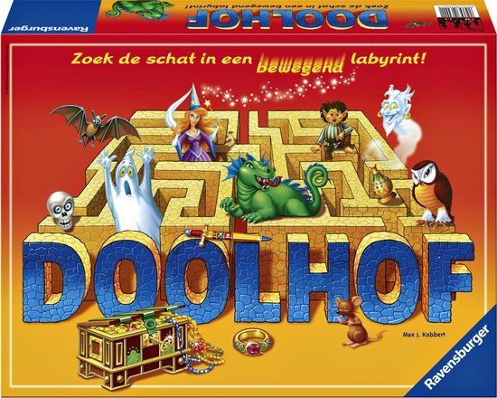 Ravensburger Doolhof - Bordspel - Strategisch Denkspel voor Kinderen en Volwassenen - Nederlands