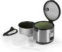 GOURMETmaxx Rijstkoker avec Casserole incluant Panier vapeur/Cuillère à riz/Tasse à mesurer