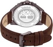 Timberland TDWGB0055802 - Heren polshorloge - Leer - Bruin - 45 mm