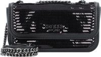 GUESS Kaska Mini Convertible Crossbody Flap Black Zwart