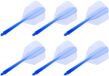 BeiJingLiangPinJiaZuoKeJiWenHuaFaZhanYouXianGongSi Set de 6 fléchettes en plastique avec tiges et ailettes – Bleu