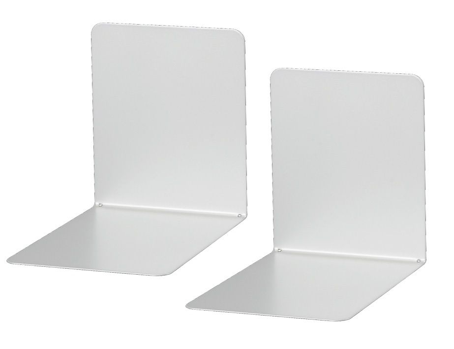 Maul Boekensteunen metaal zilver 120 x 140 x 140 mm