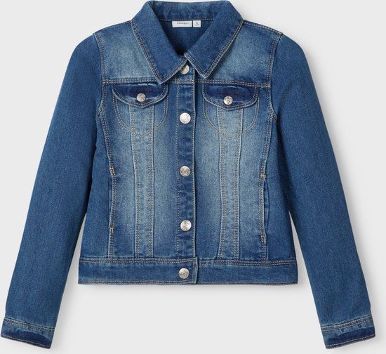 NAME IT NKFSTAR DNM JACKET 2210-SR NOOS Meisjes Jas - Maat 152 - Medium blue denim