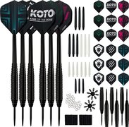 Koto Accessory Kit Steeltip Black 90 Pieces - 2 complete sets dartpijlen met accessoires