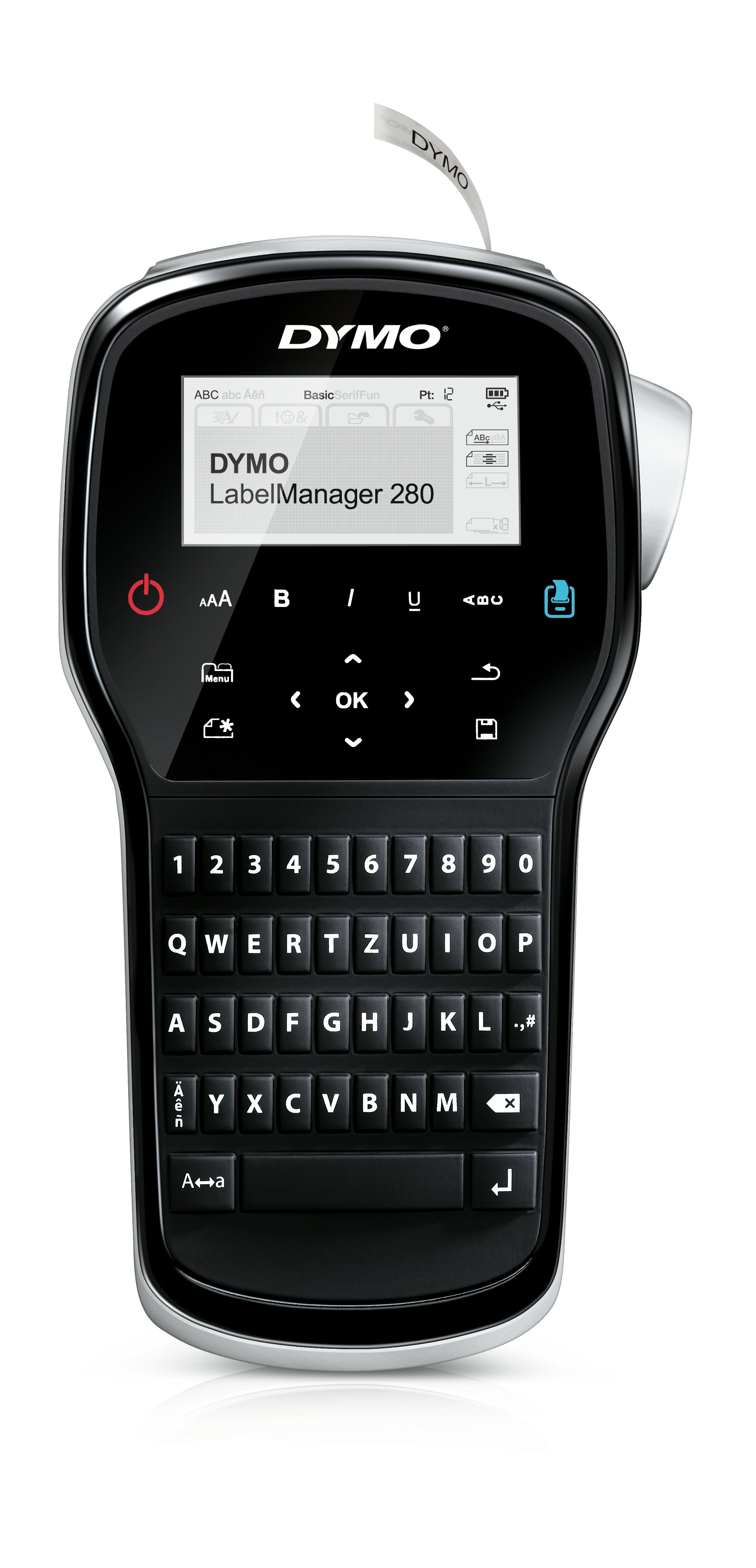 DYMO LabelManager 280 Label Maker - QWERTZ Keyboard