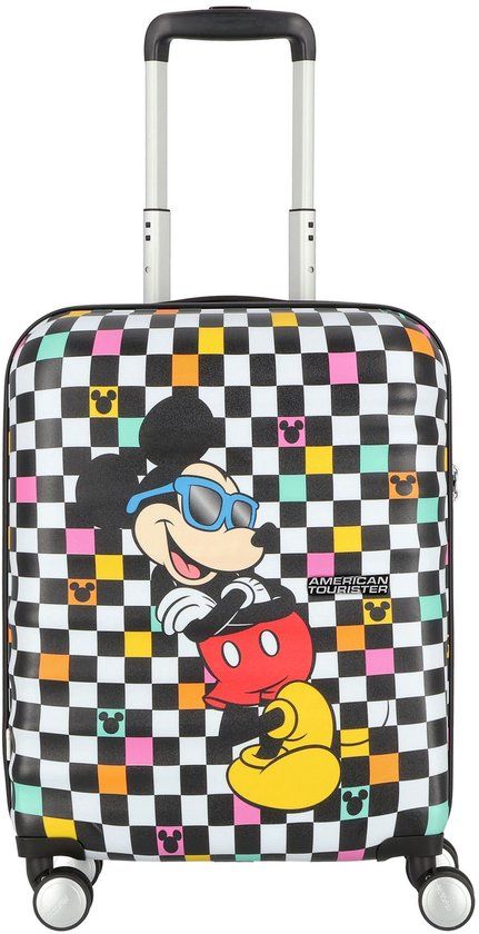 American Tourister Wavebreaker Disney Spinner 55 cm Mickey Check
