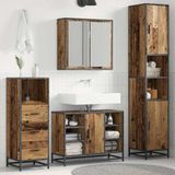 Maison Exclusive - Ensemble de meubles de salle de bain, 3 pièces, bois de récupération, 80 x 33 x 60 cm