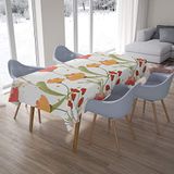 Bonamaison Tafelkleed, Anti-Mold, Sneldrogend, Waterdicht, 100% Polyester Tafellaken, 140cm x 200cm - Ontworpen en Vervaardigd in Turkije