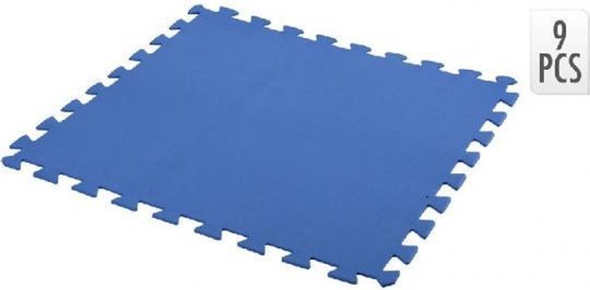 Free and easy Zwembadtegels Foam Blauw 50 x 50 cm - 9 Stuks - 2,25m²