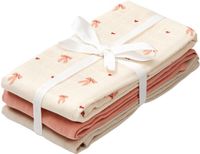 Cam Cam Copenhagen Cam Cam Bows Hydrofiele Doek - 3-Pack - Roze 2 - Biologisch katoen - 70x70 cm