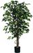 Mica Decorations Kunstplant Ficus Groen in Pot | 2 stuks