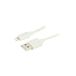 Ewent EW1277 câble Lightning 1 m Noir, Blanc