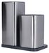 Icecat Support en acier inoxydable pour bloc à couteaux - Support universel pour couteaux - Ustensiles de cuisine - Rangement pour outils - Facile à nettoyer - Amovible