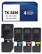 Panda Cartouches de toner compatibles TK-5490, set de 4 (noir/cyan/magenta/jaune)