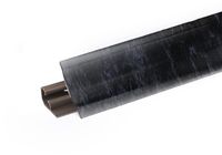 DQ-PP Castillo Hoeklijst 2,5 m - Donker - 23 x 23 mm - PVC