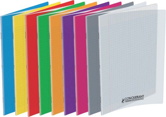 Conquerant Cahiers Polypro, Blauw, 96 vel