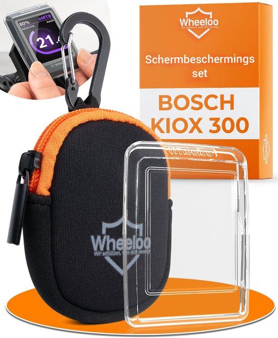 Wheeloo Kiox 300 Display bescherming - hoesje voor e-bike - transparant