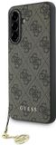 Guess 4G Charms Collectie - Samsung Galaxy A56 Etui - Bruin